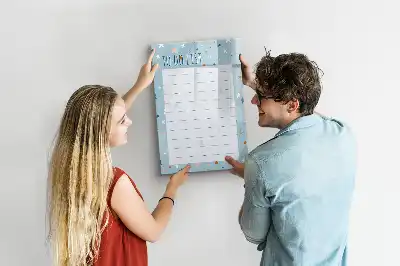 Lavagna magnetica cancellabile a secco con design lista delle cose da fare