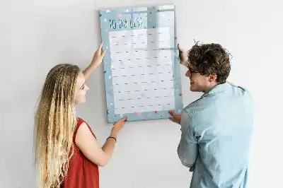 Lavagna magnetica cancellabile a secco con design lista delle cose da fare