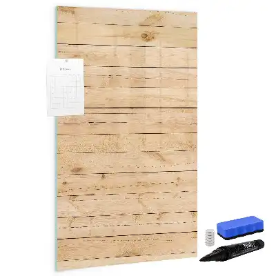 Lavagna magnetica cancellabile a secco modello Assi chiare