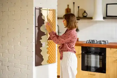 Lavagna magnetica cancellabile a secco con decorazione gelato