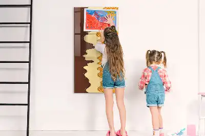 Lavagna magnetica cancellabile a secco con decorazione gelato