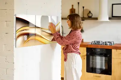 Lavagna magnetica per disegnare motivo astrazione di onde