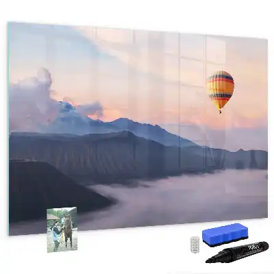 Lavagna magnetica per scrivere decorata con un bel paesaggio