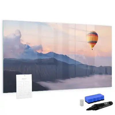 Lavagna magnetica per scrivere decorata con un bel paesaggio