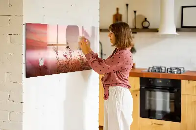Lavagna magnetica per scrivere motivo Mattina nebbiosa