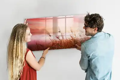 Lavagna magnetica per scrivere motivo Mattina nebbiosa