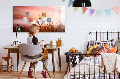 Lavagna magnetica per scrivere motivo Mattina nebbiosa