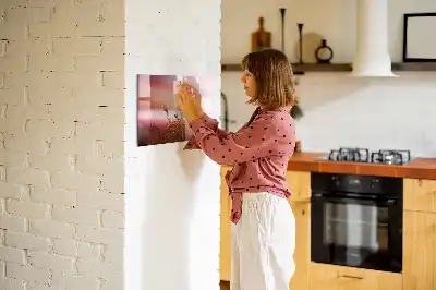 Lavagna magnetica per scrivere motivo Mattina nebbiosa