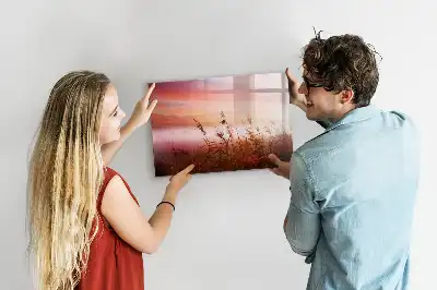 Lavagna magnetica per scrivere motivo Mattina nebbiosa