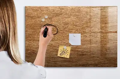Lavagna magnetica per scrivere in legno chiaro