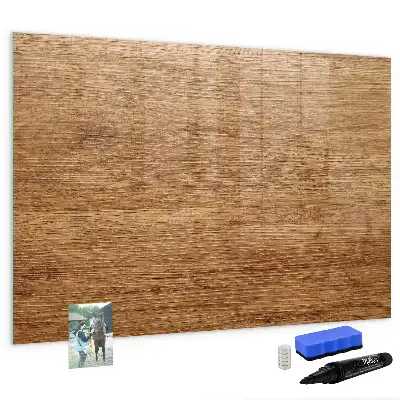 Lavagna magnetica per scrivere in legno chiaro