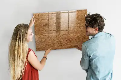 Lavagna magnetica per scrivere in legno chiaro