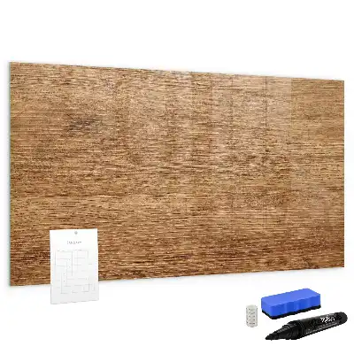 Lavagna magnetica per scrivere in legno chiaro