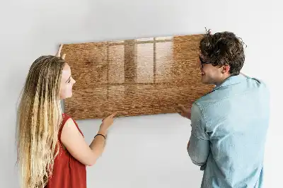 Lavagna magnetica per scrivere in legno chiaro
