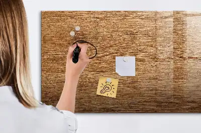 Lavagna magnetica per scrivere in legno chiaro