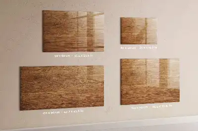 Lavagna magnetica per scrivere in legno chiaro