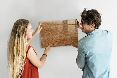 Lavagna magnetica per scrivere in legno chiaro