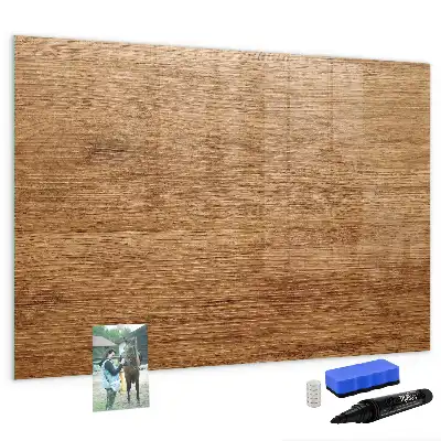 Lavagna magnetica per scrivere in legno chiaro