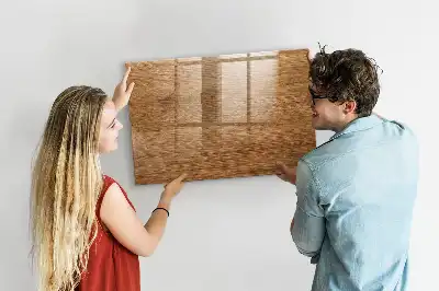Lavagna magnetica per scrivere in legno chiaro