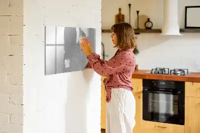 Lavagna magnetica superficie da parete in metallo per scrivere