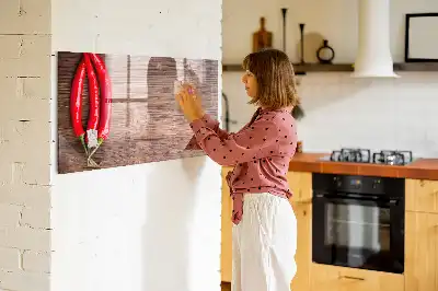Lavagna magnetica per disegnare modello Peperoncini
