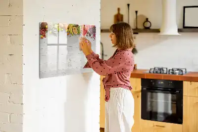 Lavagna magnetica per disegnare con motivo frutta sulla tavola