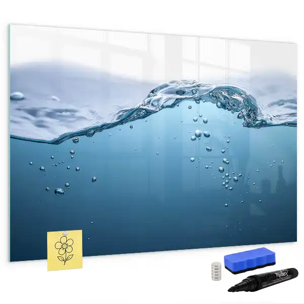 Lavagna magnetica per disegnare modello Dettaglio d'acqua