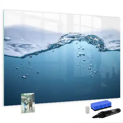 Lavagna magnetica per disegnare modello Dettaglio d'acqua
