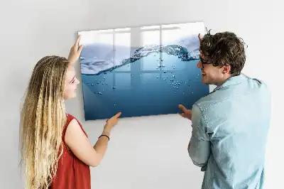 Lavagna magnetica per disegnare modello Dettaglio d'acqua