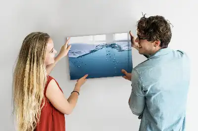 Lavagna magnetica per disegnare modello Dettaglio d'acqua