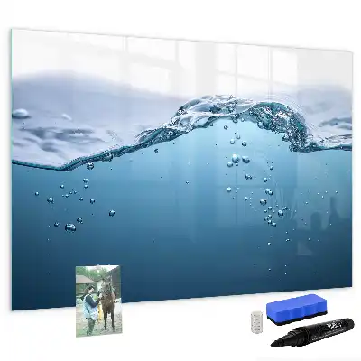 Lavagna magnetica per disegnare modello Dettaglio d'acqua