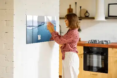 Lavagna magnetica per disegnare modello Dettaglio d'acqua