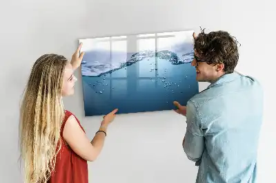 Lavagna magnetica per disegnare modello Dettaglio d'acqua