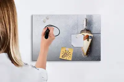 Lavagna magnetica per disegnare a forma di fetta di torta