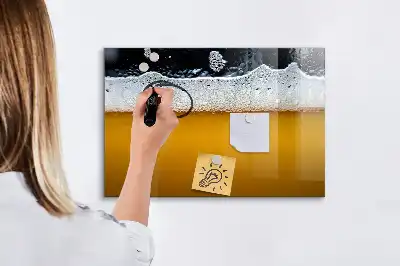 Spillatrice per birra con lavagna magnetica abbinata