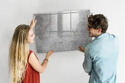 Lavagna magnetica per disegnare su muro grezzo