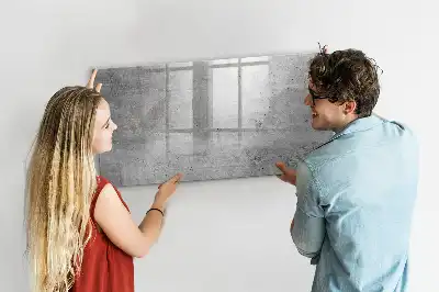 Lavagna magnetica per disegnare su muro grezzo