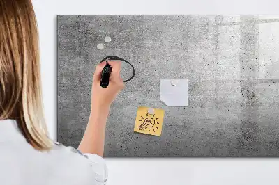 Lavagna magnetica per disegnare su muro grezzo