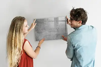 Lavagna magnetica per disegnare su muro grezzo