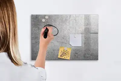 Lavagna magnetica per disegnare su muro grezzo