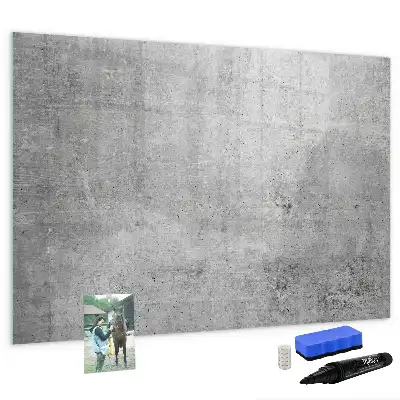 Lavagna magnetica per disegnare su muro grezzo