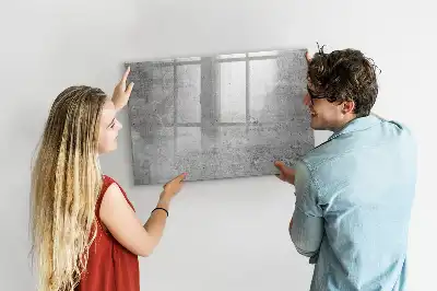 Lavagna magnetica per disegnare su muro grezzo