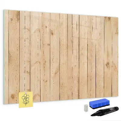 Lavagna magnetica con supporto in legno