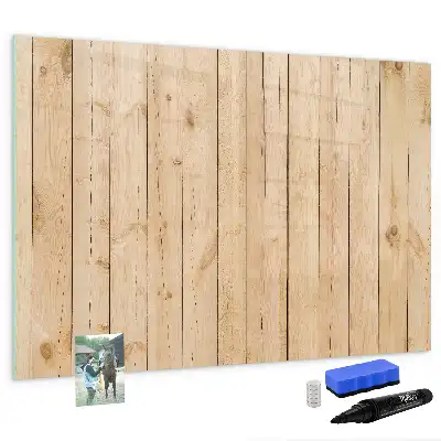 Lavagna magnetica con supporto in legno