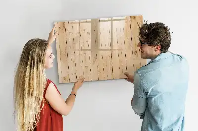 Lavagna magnetica con supporto in legno