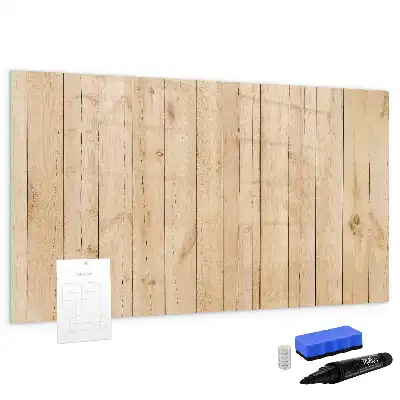 Lavagna magnetica con supporto in legno