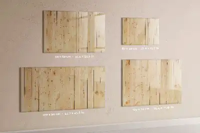 Lavagna magnetica con supporto in legno