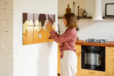 Lavagna magnetica per disegnare modello Gelato