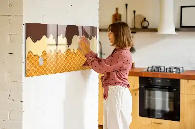 Lavagna magnetica per disegnare modello Gelato