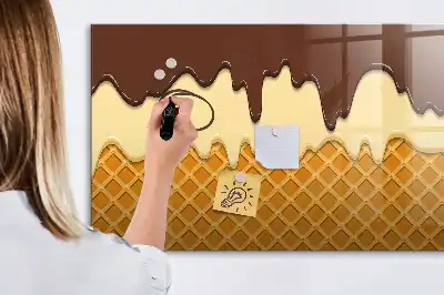 Lavagna magnetica per disegnare modello Gelato